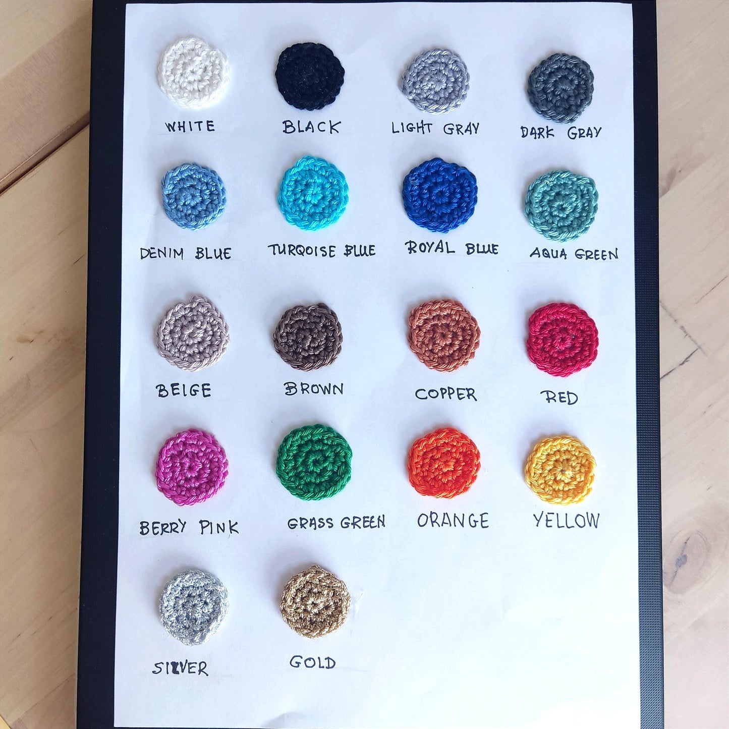 Royal Blue Chunky Crochet Chain Necklace - Handmade Braided Cotton Statement Jewelry, Adjustable