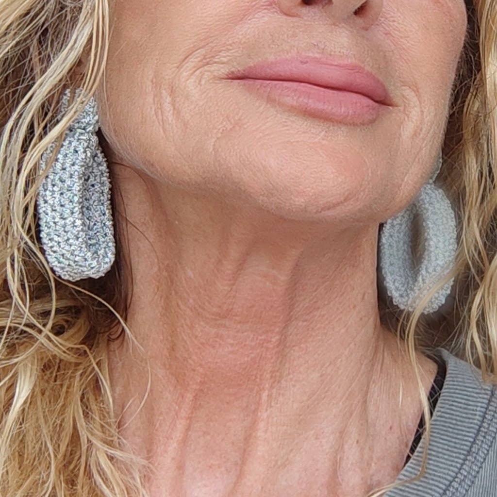 Chunky Crochet Hoop Earrings: Golden Yarn, Gold Plated Studs - StepToLight