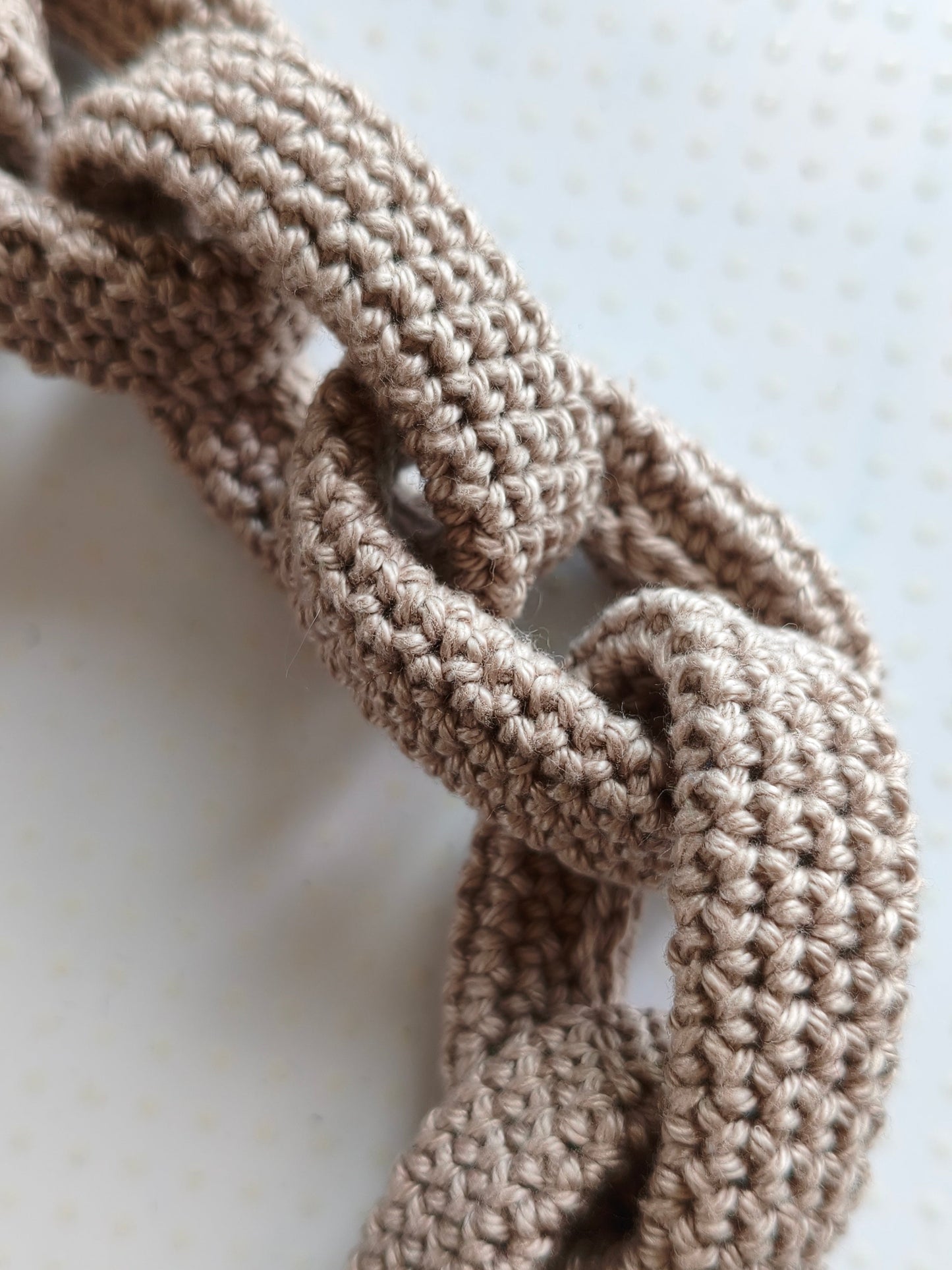 Chunky Orange Crochet Bracelet - All - Season Statement Jewelry - StepToLight