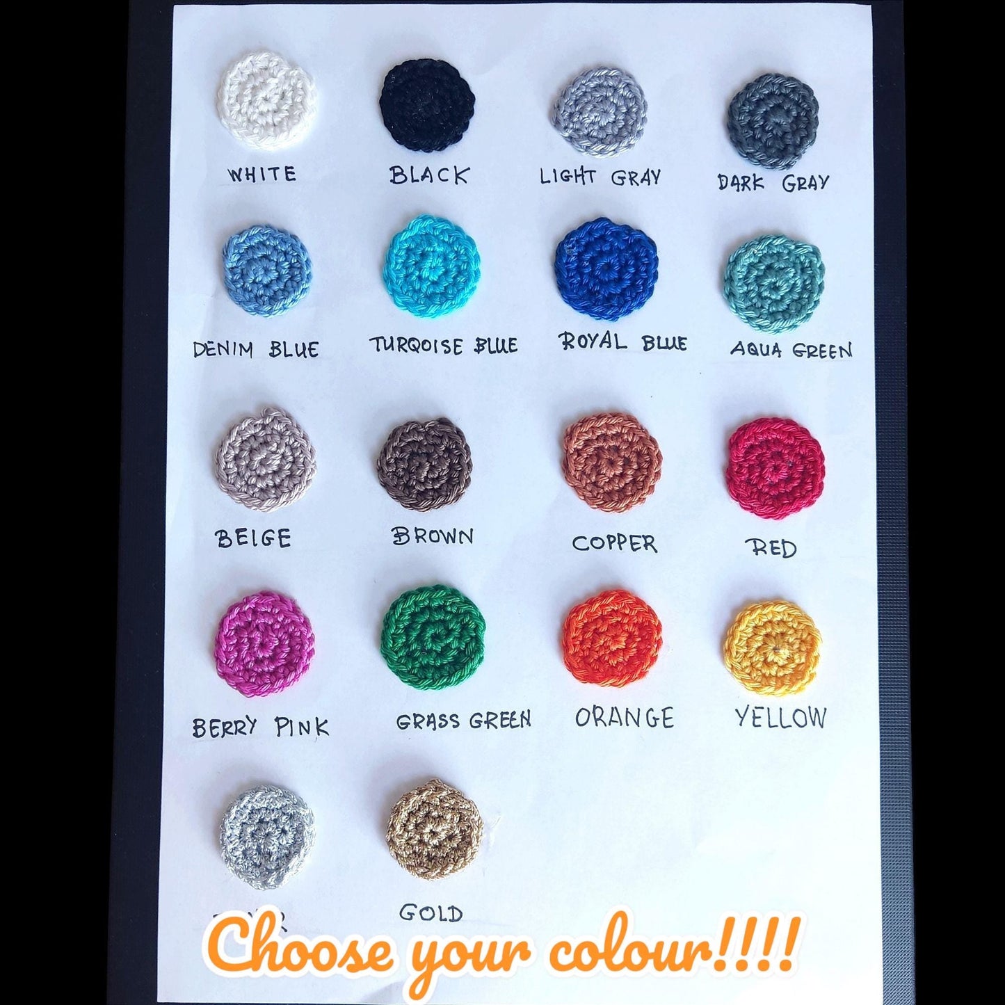 Crochet Purse Handles - Cotton Yarn Chain Bag Straps, Replacement Handbag Handles - StepToLight