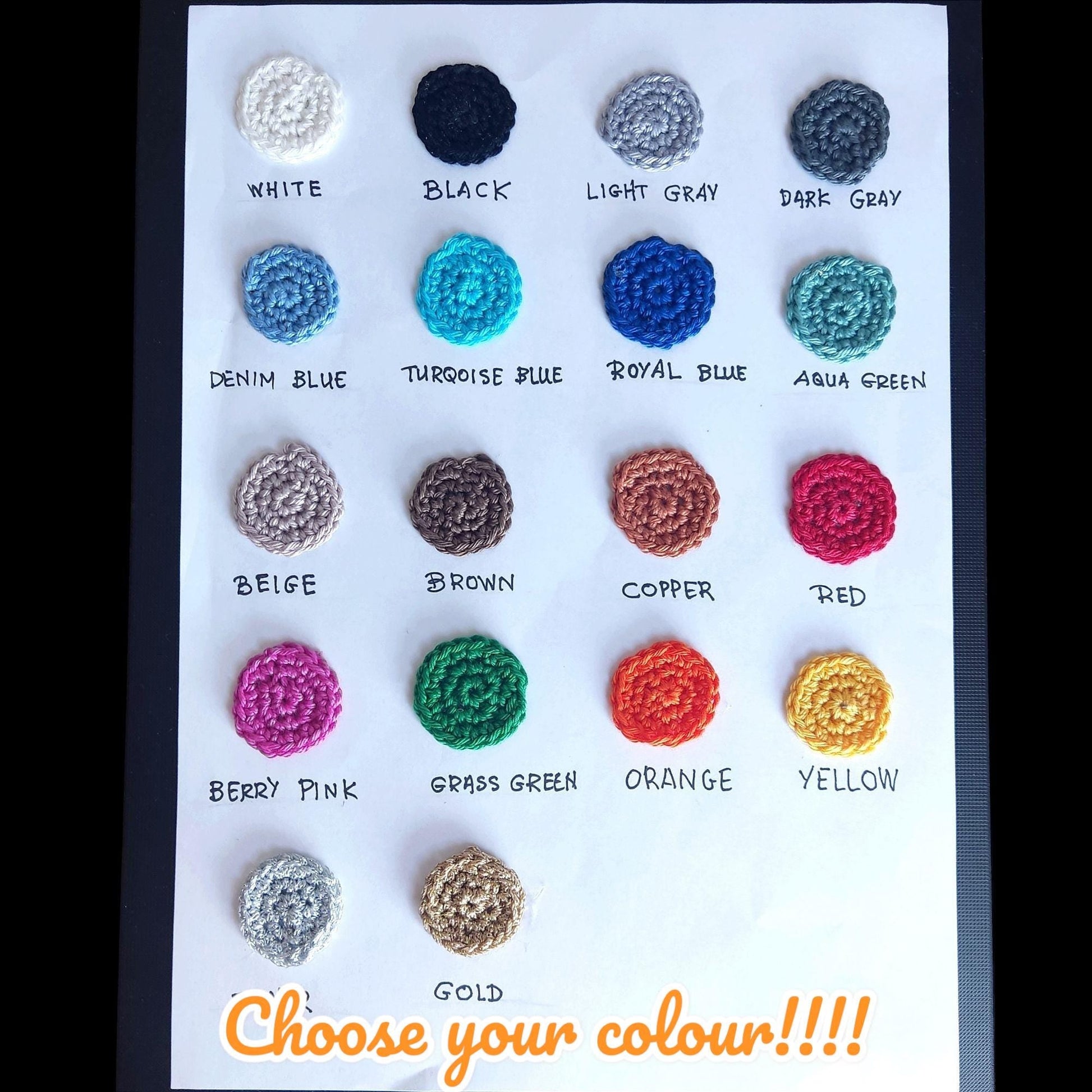 Crochet Purse Handles - Cotton Yarn Chain Bag Straps, Replacement Handbag Handles - StepToLight