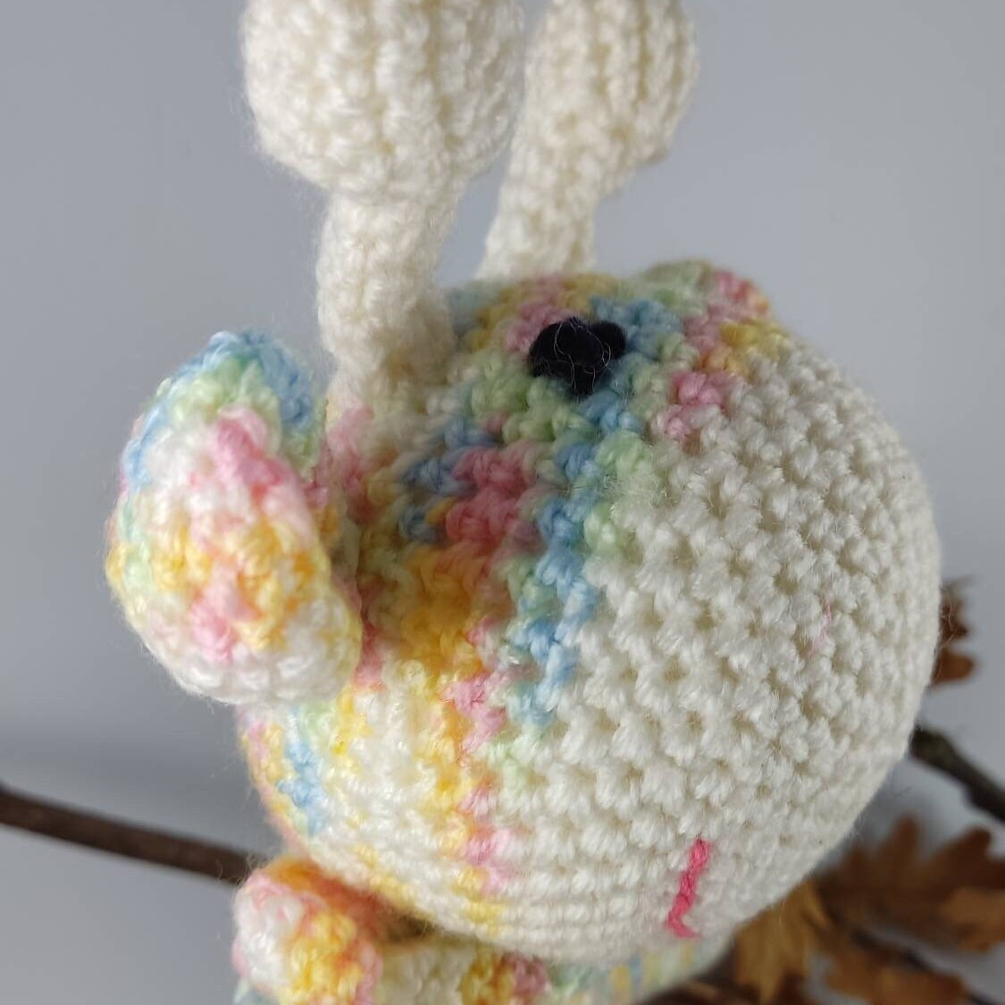 Crochet Giraffe Plush - Handmade Multicolor Stuffed Animal, Soft Toy Gift
