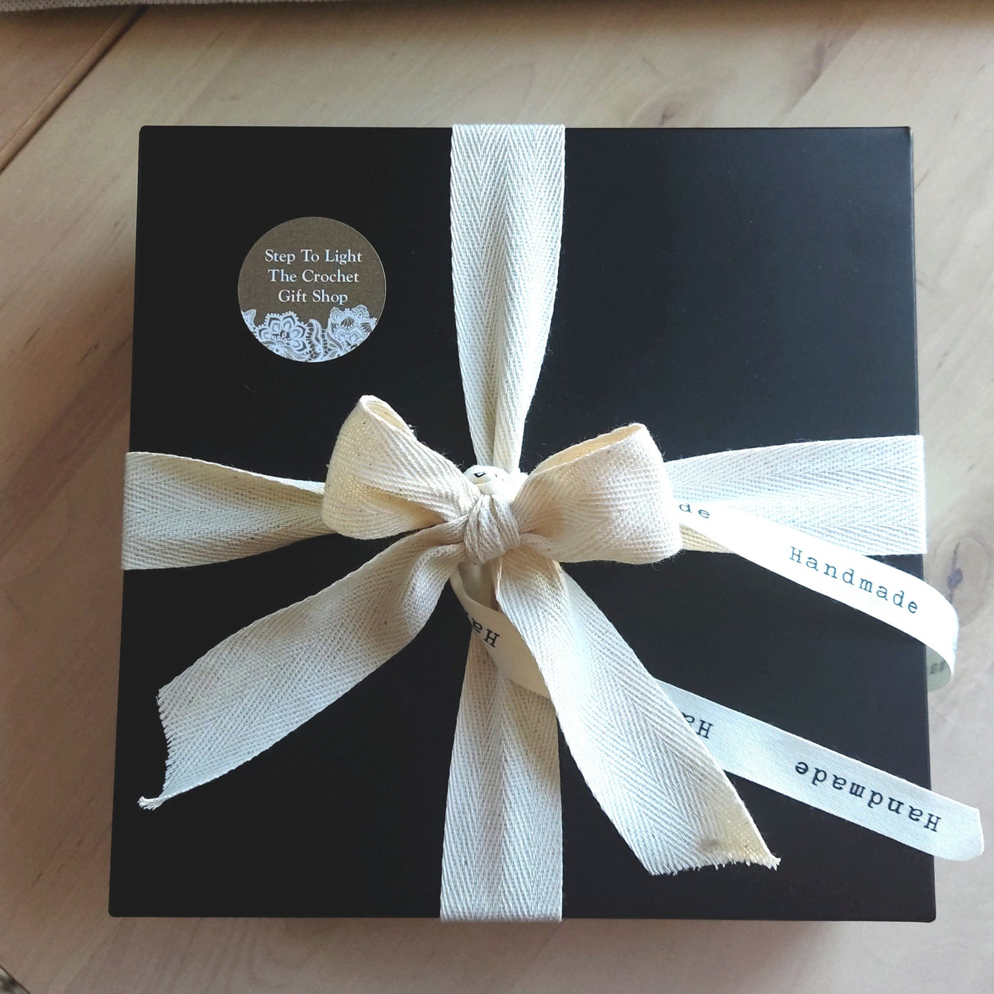 Needle Felted Blue Necklace: Merino Wool Beaded Chain, Mid-Century Style