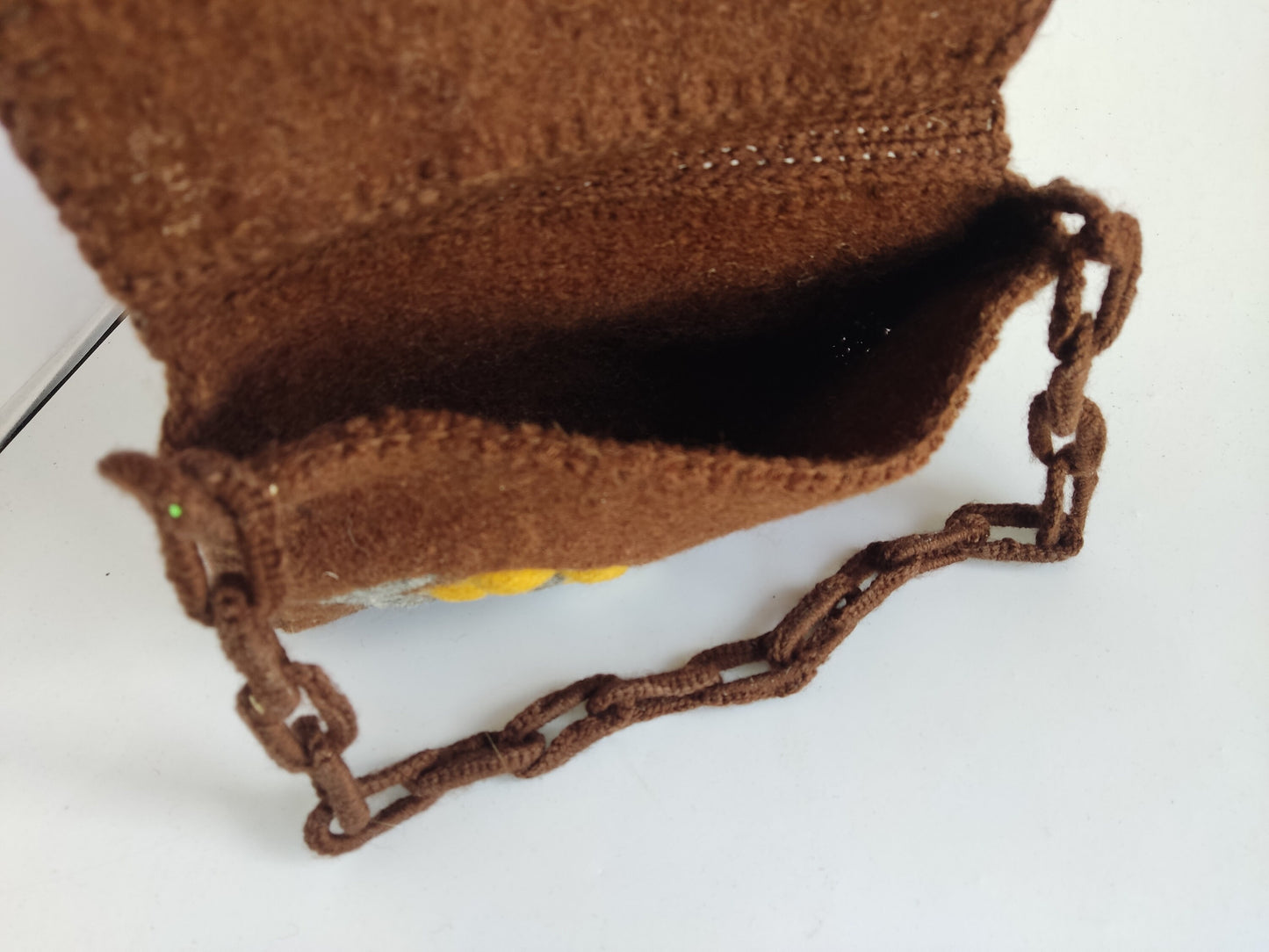 Gehäkelter Granny-Dreiecksschal, gehäkelter braun-orange-weiß gestreifter Dreiecksschal, gehäkelter Deckenschal, gehäkelter dreieckiger Wickelschal