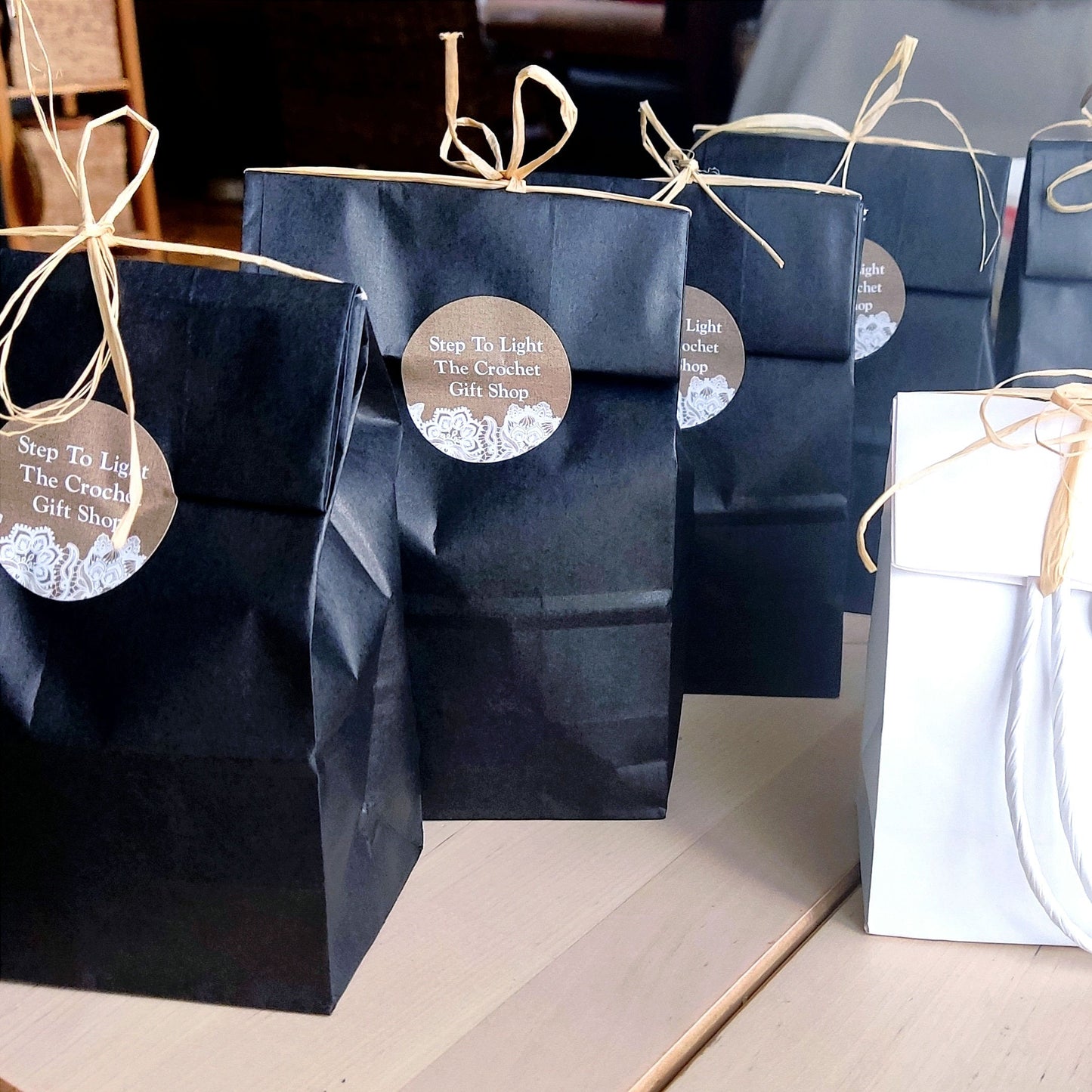 Chunky Faux Fur Crochet Bracelet - Fluffy Cuff Bangle