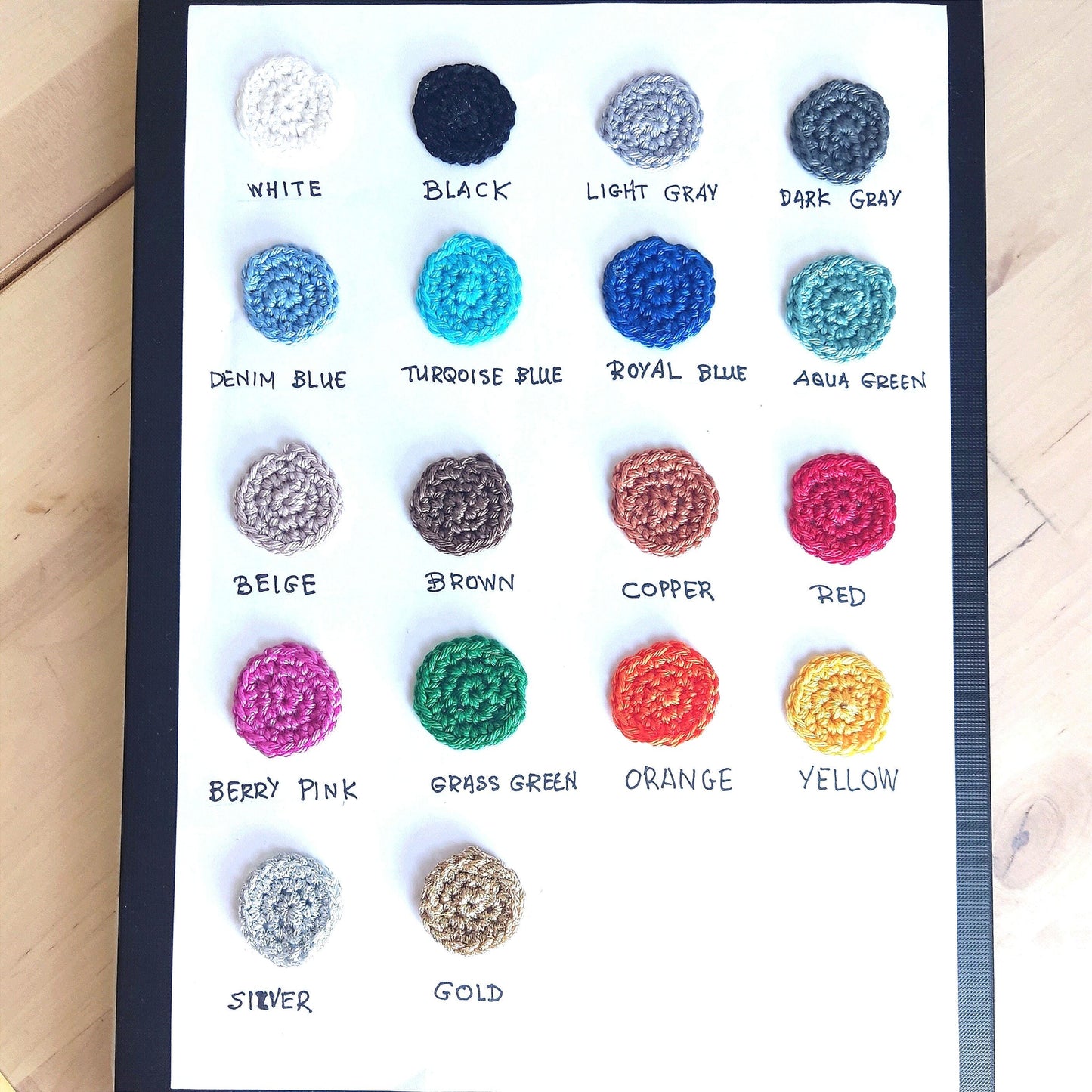 Emerald Green Crochet Hoop Earrings: Cotton Yarn , Gold Plated Studs