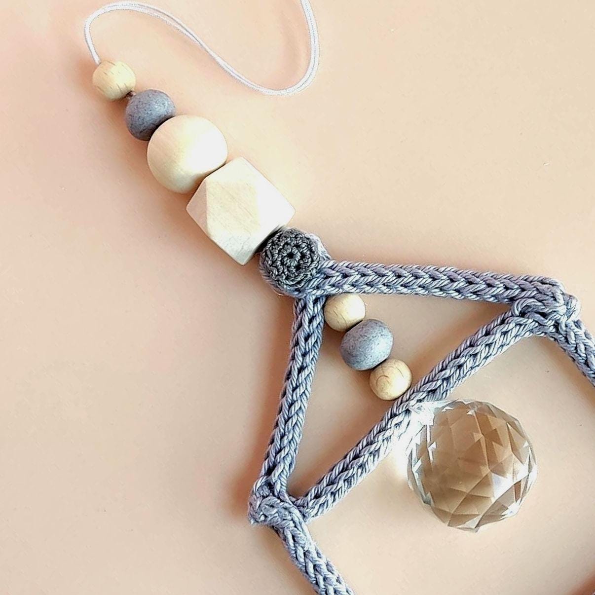 Crystal Suncatcher with House Pendant - Window Garden Decoration