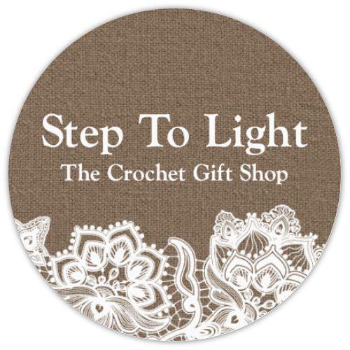 Personalised Crochet Lavender Sachet: Cotton Closet Freshener with Wooden Beads