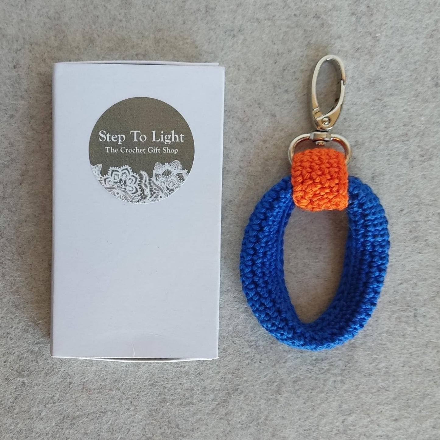 Crochet Keychain Charm - Handmade Bag Accessory, Car Key Holder, Gift for Her & Him