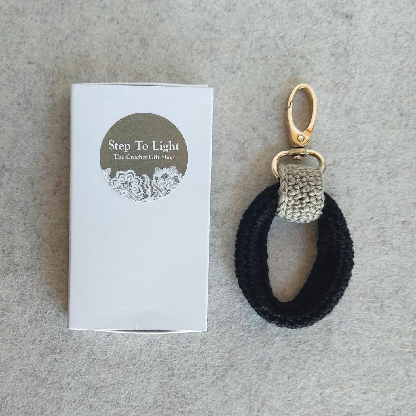 Crochet Keychain Charm - Handmade Bag Accessory, Car Key Holder, Gift for Her & Him