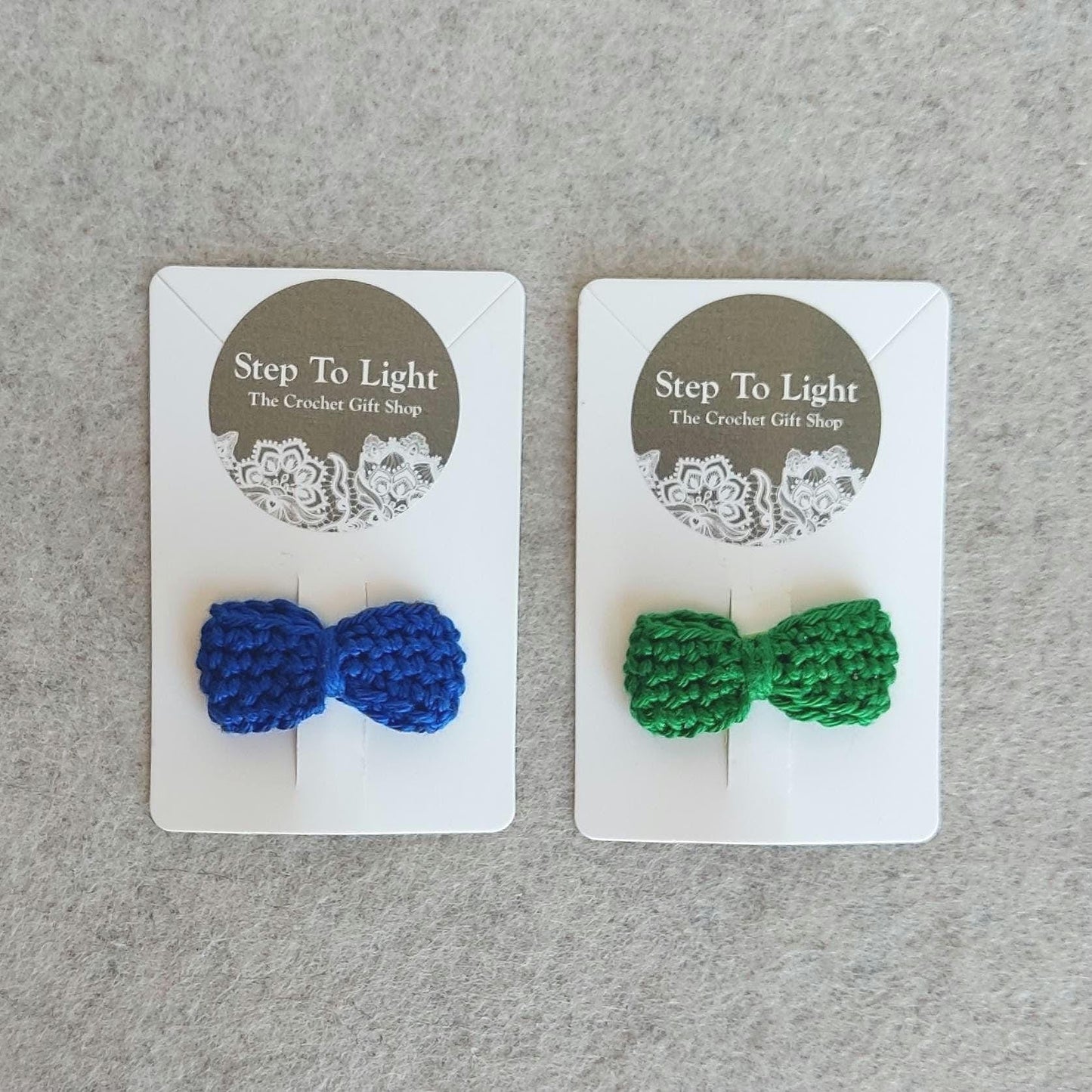 Gehäkelte Haarspange mit Schleife: Baumwoll-Accessoire für Haustiere und Kleinkinder