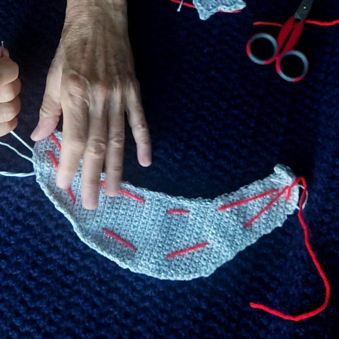 Cat Crochet Throw Blanket - Midnight Blue Moon Stars White Cats Sofa Decor