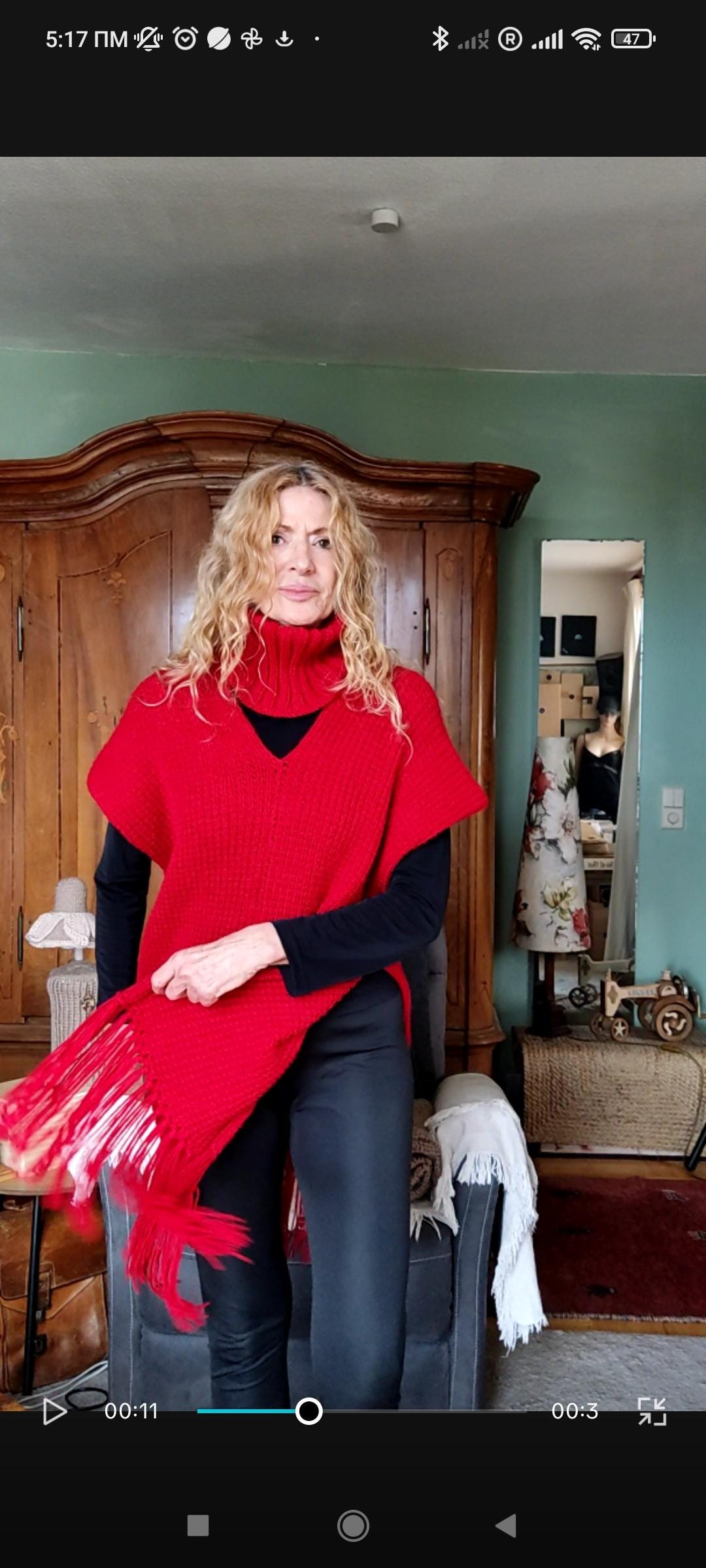 Granny Square Crochet Cardigan - Multicoloured Boho Jacket for Women