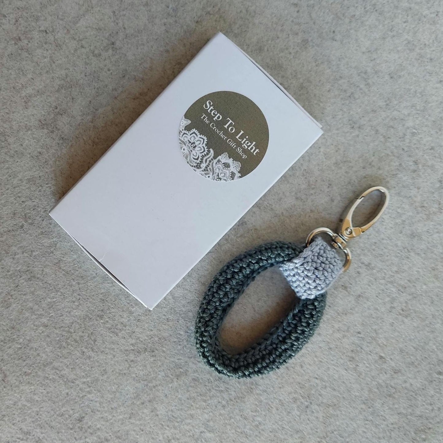 Crochet Keychain Charm - Handmade Bag Accessory, Car Key Holder, Gift for Her & Him