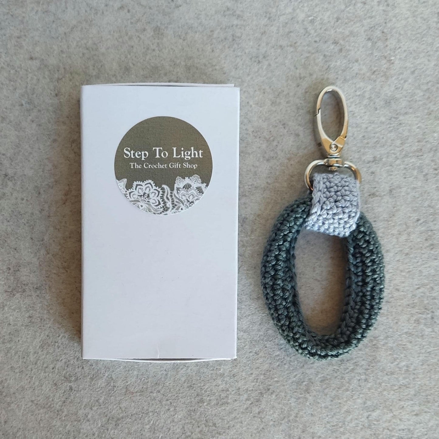 Crochet Keychain Charm - Handmade Bag Accessory, Car Key Holder, Gift for Her & Him