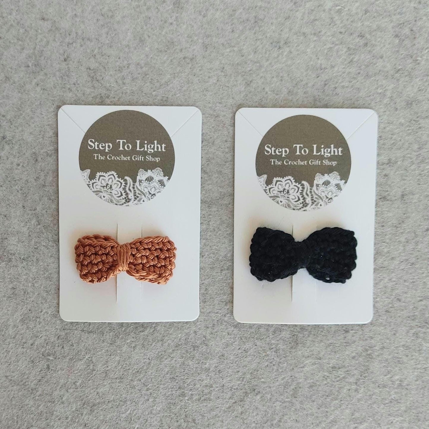 Gehäkelte Haarspange mit Schleife: Baumwoll-Accessoire für Haustiere und Kleinkinder