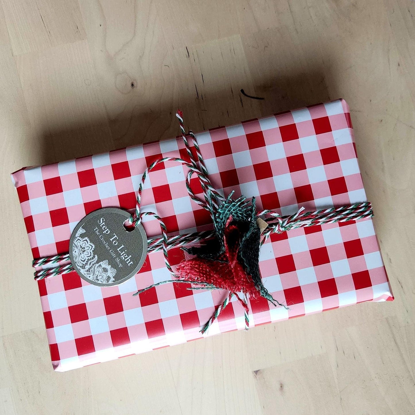 Personalised Chocolate Brown Crochet Bucket Hat with Leather Flower