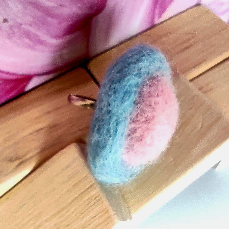 Statement Felt Ring Stack - Earthy Tones (Set of 3)