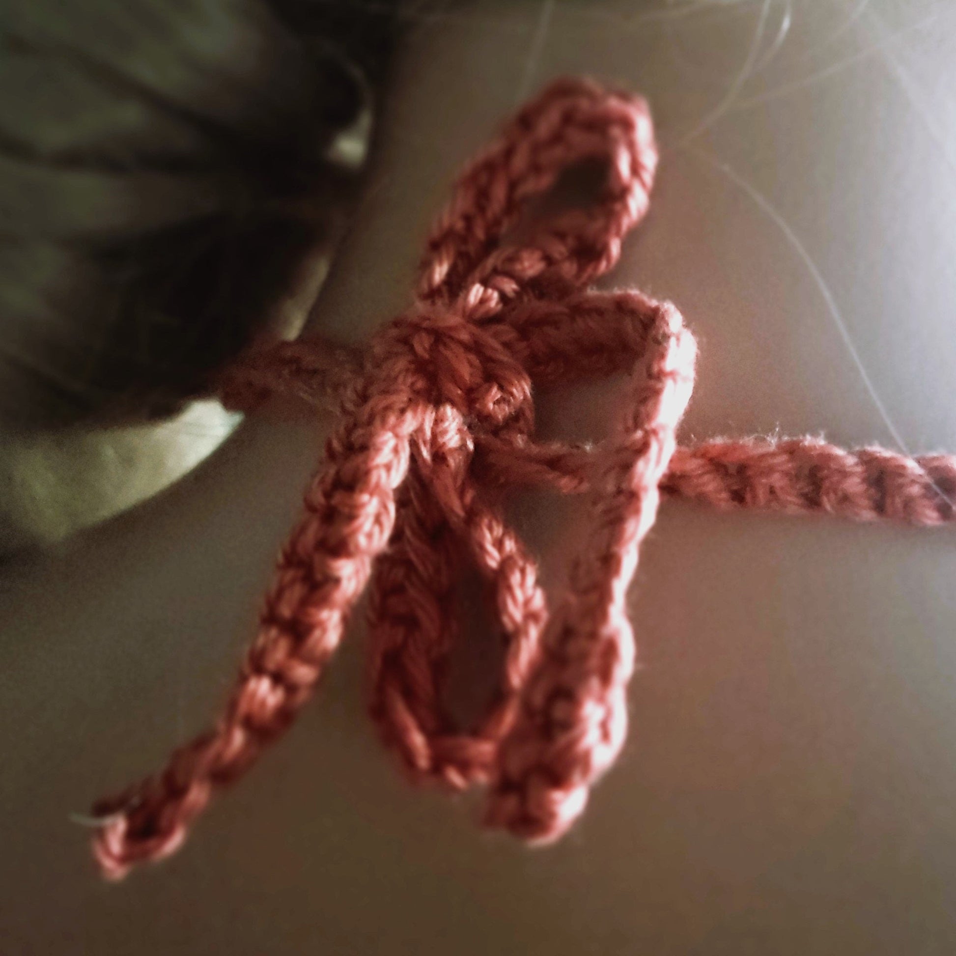 Rust Orange Chunky Crochet Statement Necklace - Handmade Braided Cotton Fall Winter Jewelry - StepToLight