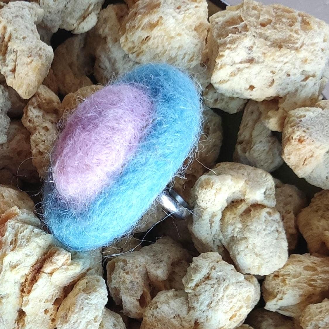 Statement Felt Ring Stack - Bright Colours (Set of 3) - StepToLight