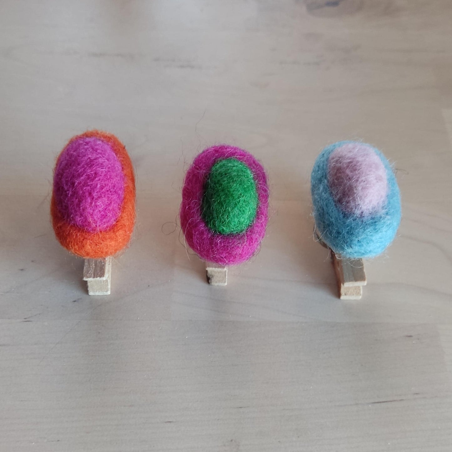 Statement Felt Ring Stack - Earthy Tones (Set of 3) - StepToLight