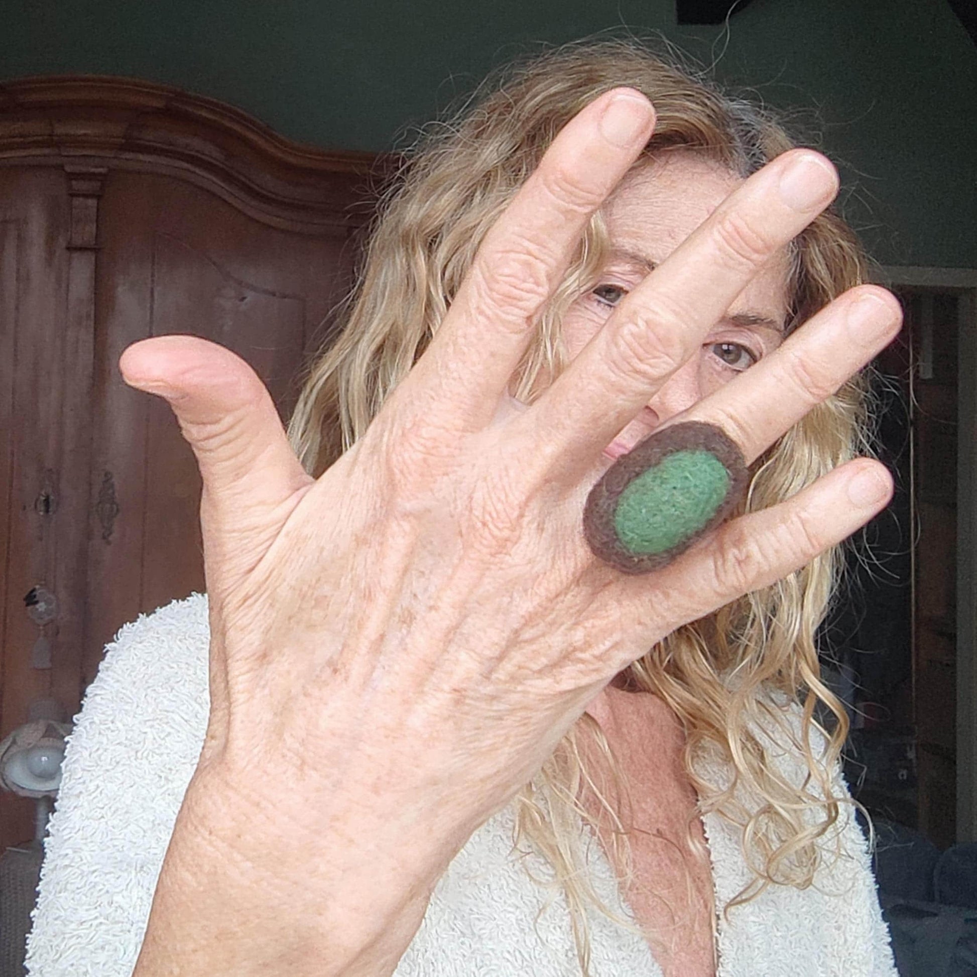 Statement Felt Ring Stack - Earthy Tones (Set of 3) - StepToLight